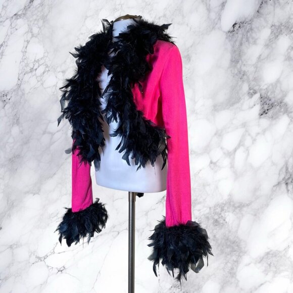 VTG Absolutely Creative Cotton Feather Cardigan - Picture 7 of 11